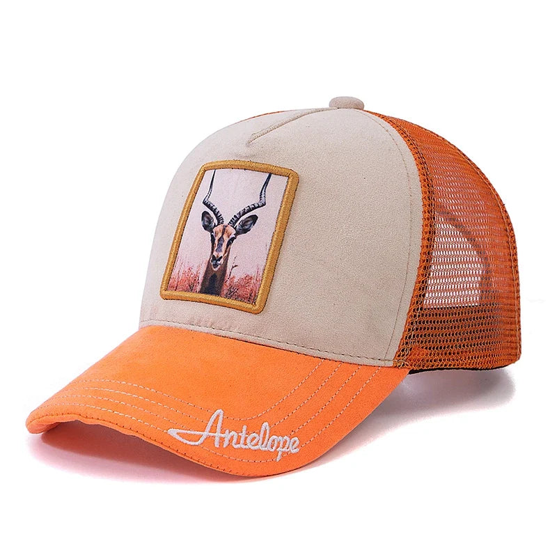 Wild Animals Suede Trucker Cap