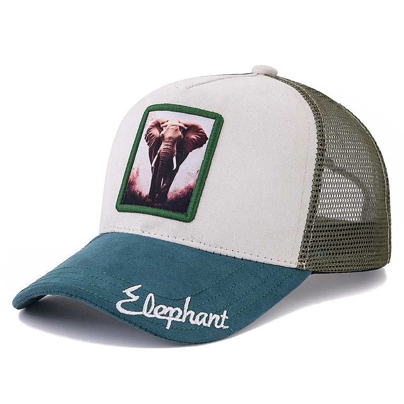 Wild Animals Suede Trucker Cap