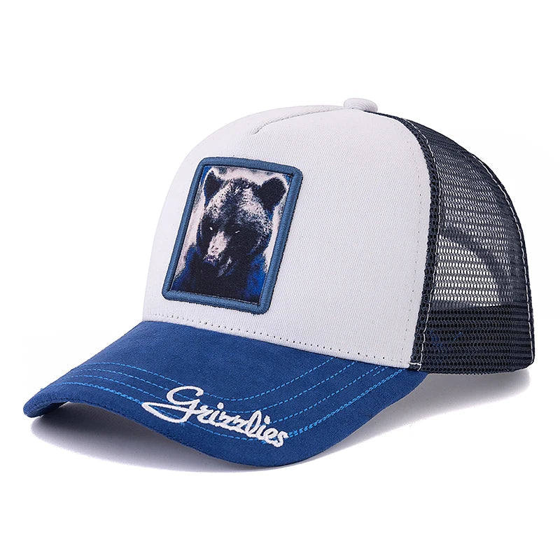 Wild Animals Suede Trucker Cap