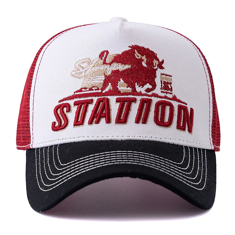 Wild Buffalo Station Trucker Cap