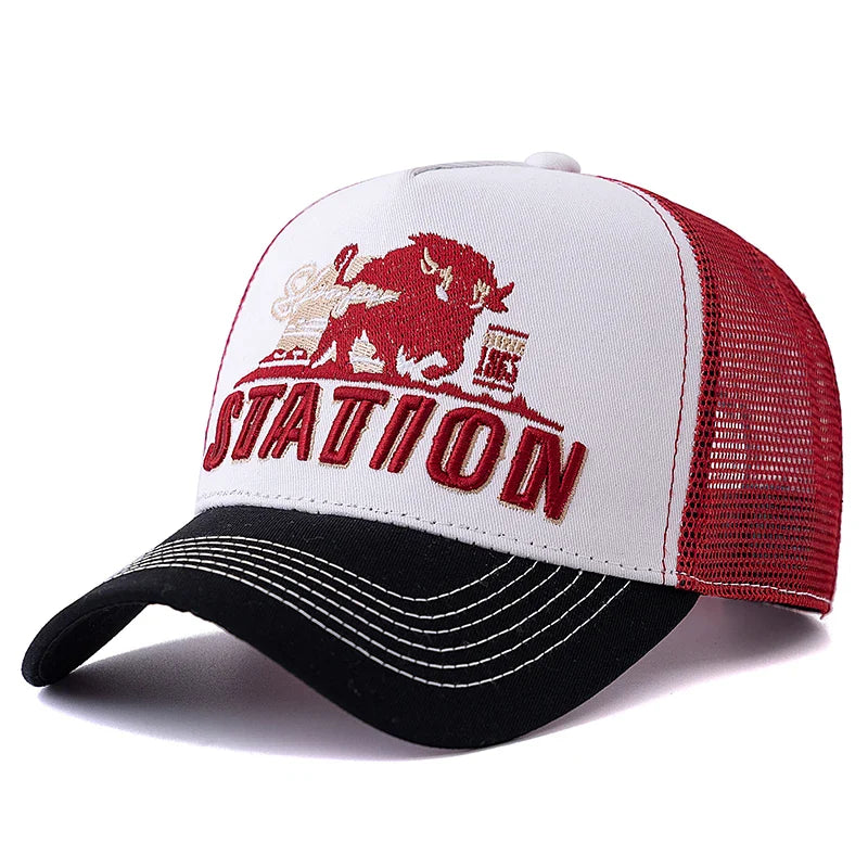Wild Buffalo Station Trucker Cap