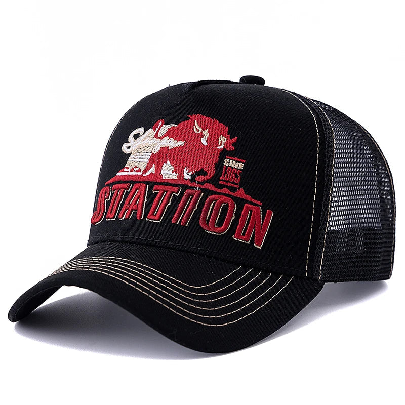 Wild Buffalo Station Trucker Cap