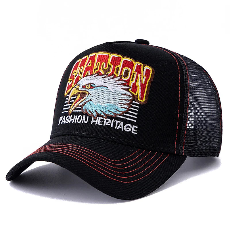 Wild Eagle Station Trucker Cap
