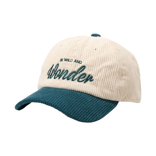 Blue Corduroy Baseball Cap