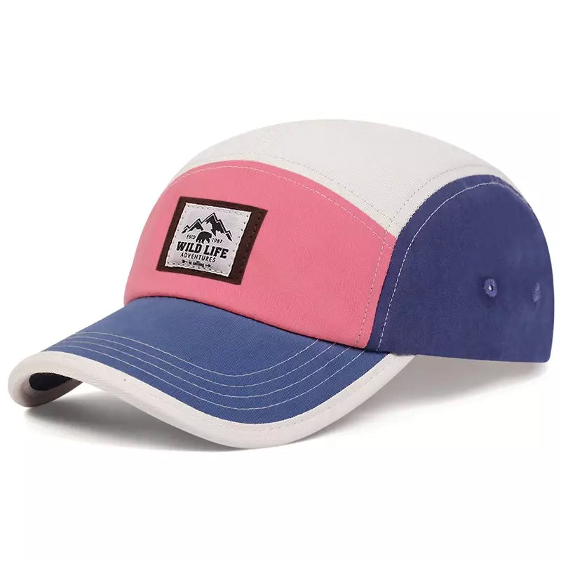 Wild Life Adventures Patchwork 5 Panels Cap