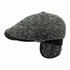 Williot Flecked Earflaps Flat Cap