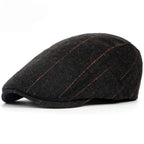 Wilson Herringbone Wool Flat Cap