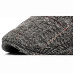 Wilson Herringbone Wool Flat Cap