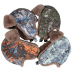 Winter Fur Camouflage Trapper Bomber Hat