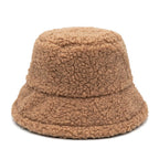 Winter Lamb Fur Bucket Hat