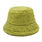 Winter Lamb Fur Bucket Hat