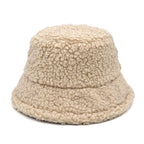 Winter Lamb Fur Bucket Hat