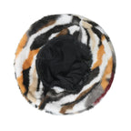 Winter Striped Fur Bucket Hat