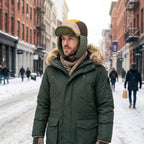 Winter Fur Waterproof Earflaps 5 Panels Cap