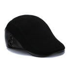 Wisconsin Genuine Leather Duckbill Flat Cap