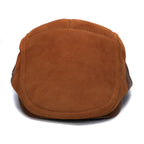 Wisconsin Genuine Leather Duckbill Flat Cap