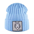 Wolf Knitted Beanie