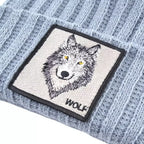 Wolf Knitted Beanie