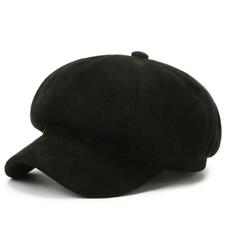 Women's Suede Newsboy Cap
