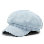 Women's Suede Newsboy Cap
