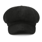 Women's Suede Newsboy Cap