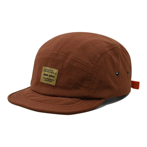 5 Panels Cap – Adjustable Acrylic Baseball Cap With Embroidered Logo, Quick Drying