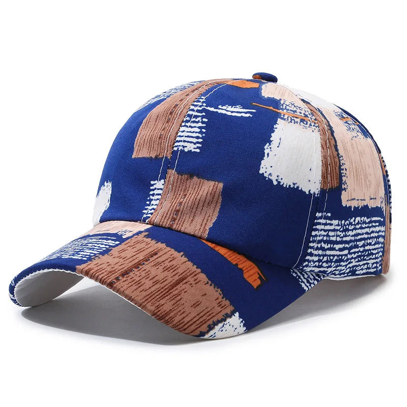 Wooden Painting Cotton Baseball Cap