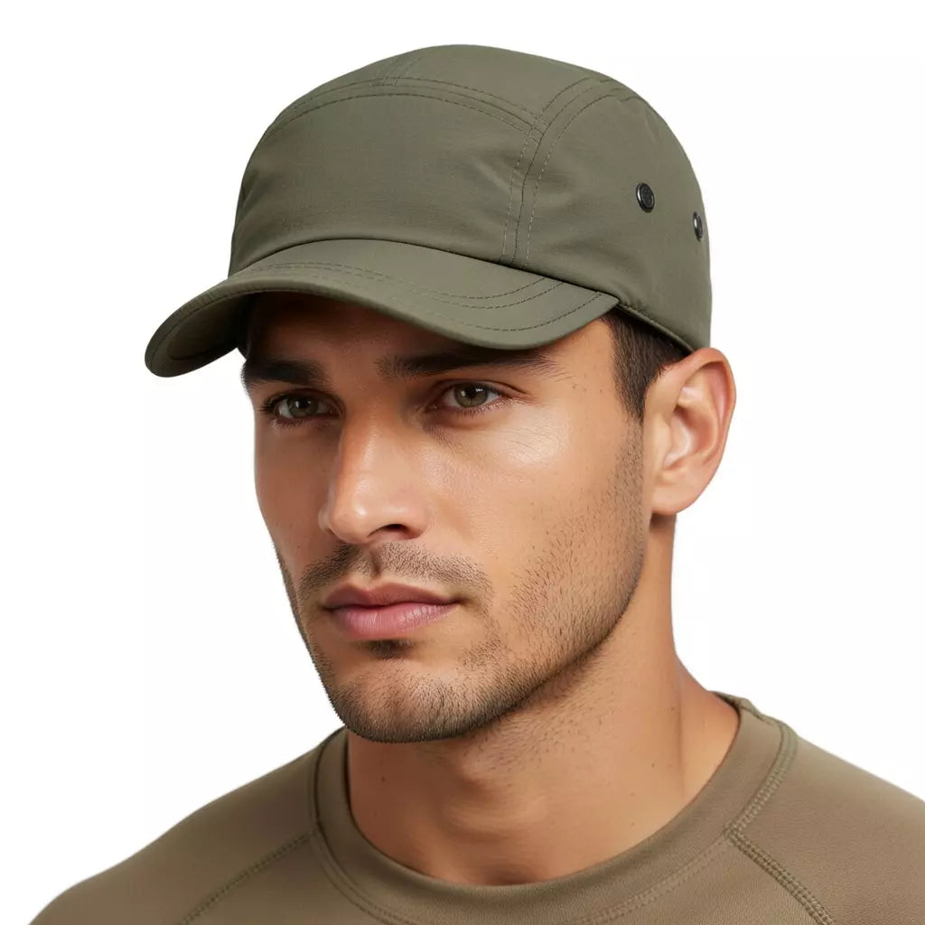 Woodstock Flat Visor 5-Panels Cap