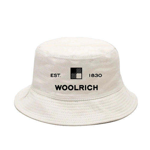 Beige Bucket Hat Adjustable Wide Brim Acrylic Sun Protection