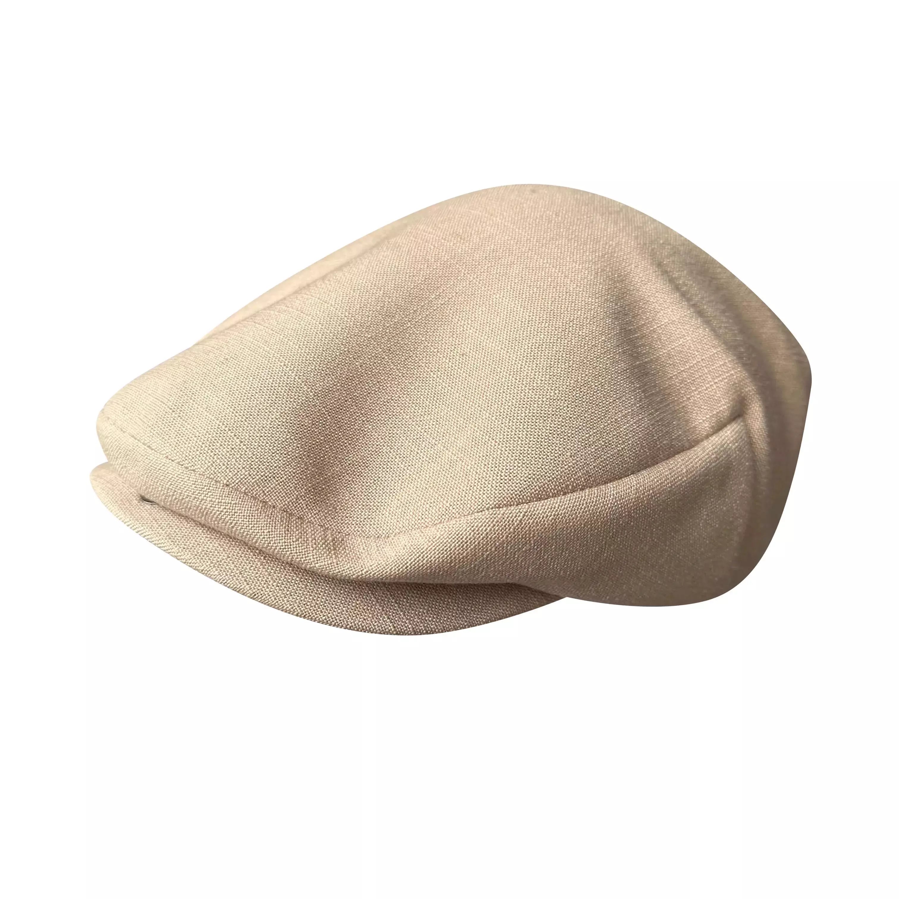 Wright Vintage Linen Flat Cap