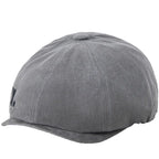 X. Vintage Cotton 8-Panels Newsboy Cap