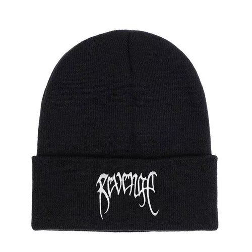 Black and white Cotton Beanie