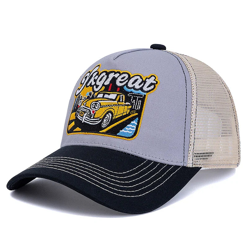 YKgreat Taxi Station Trucker Cap