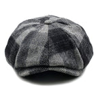 Yankton Plaid Wool Newsboy Cap