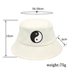 Yin Yang Cotton Bucket Hat