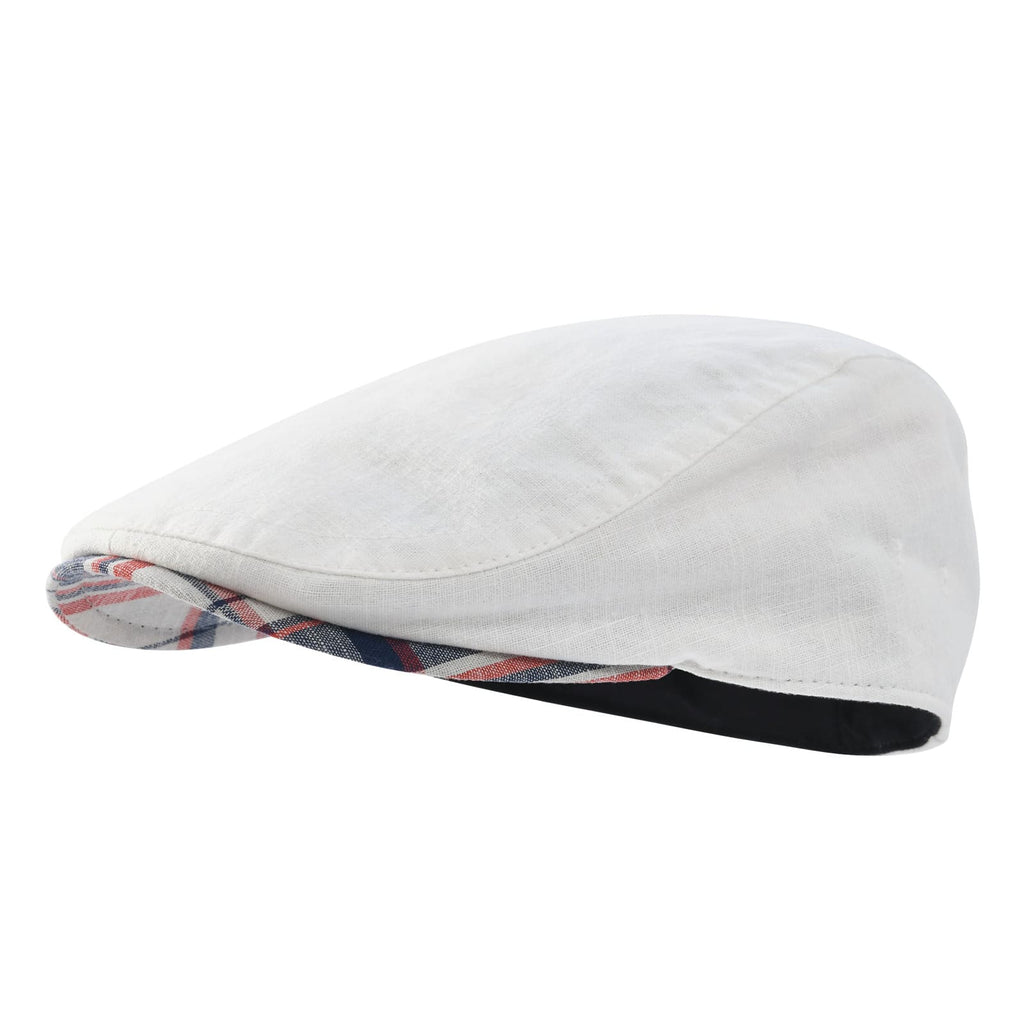 Yvoire Soft Linen Flat Cap