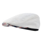 Yvoire Soft Linen Flat Cap