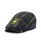 Zleevo Tartan Flat Cap