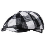 Zweig Tartan Cotton Newsboy Cap