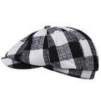 Zweig Tartan Cotton Newsboy Cap