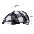 Zweig Tartan Cotton Newsboy Cap