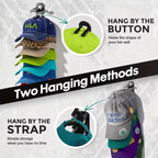 adhesive wall mounted baseball cap holder