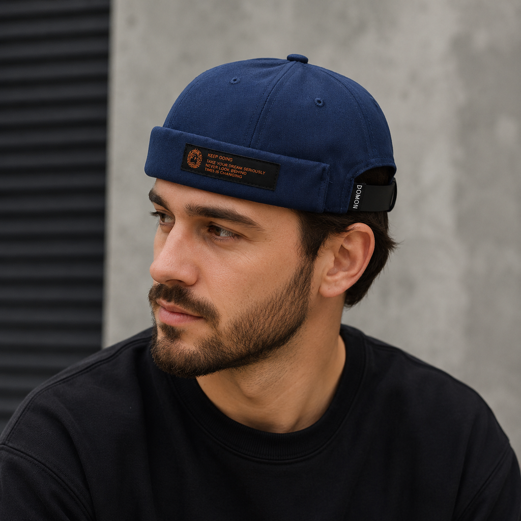 Docker Cap Adjustable Breathable Cotton Hat – Classic Unisex Summer Headwear