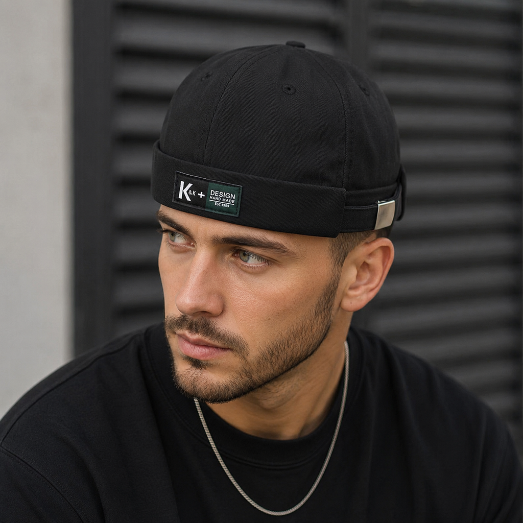 Oversize Docker Cap - Adjustable Cotton Breathable Hat For Men & Women