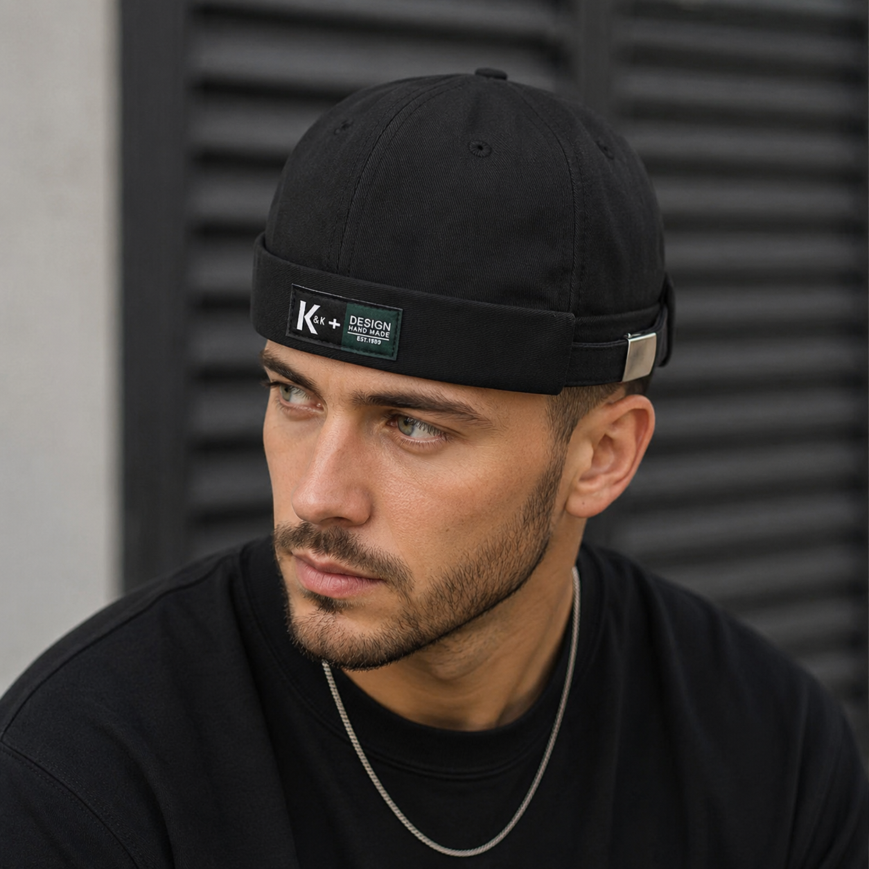 Oversize Docker Cap - Adjustable Cotton Breathable Hat For Men & Women
