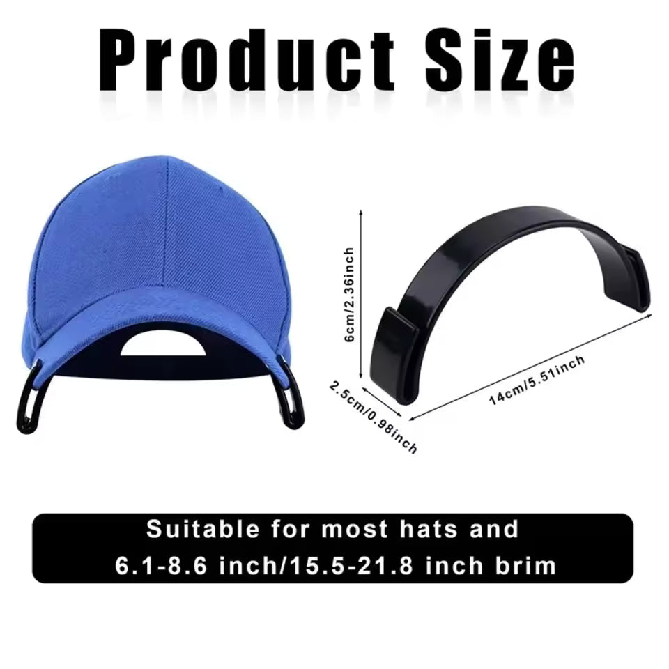 baseball cap bill curving band for perfect curved brim