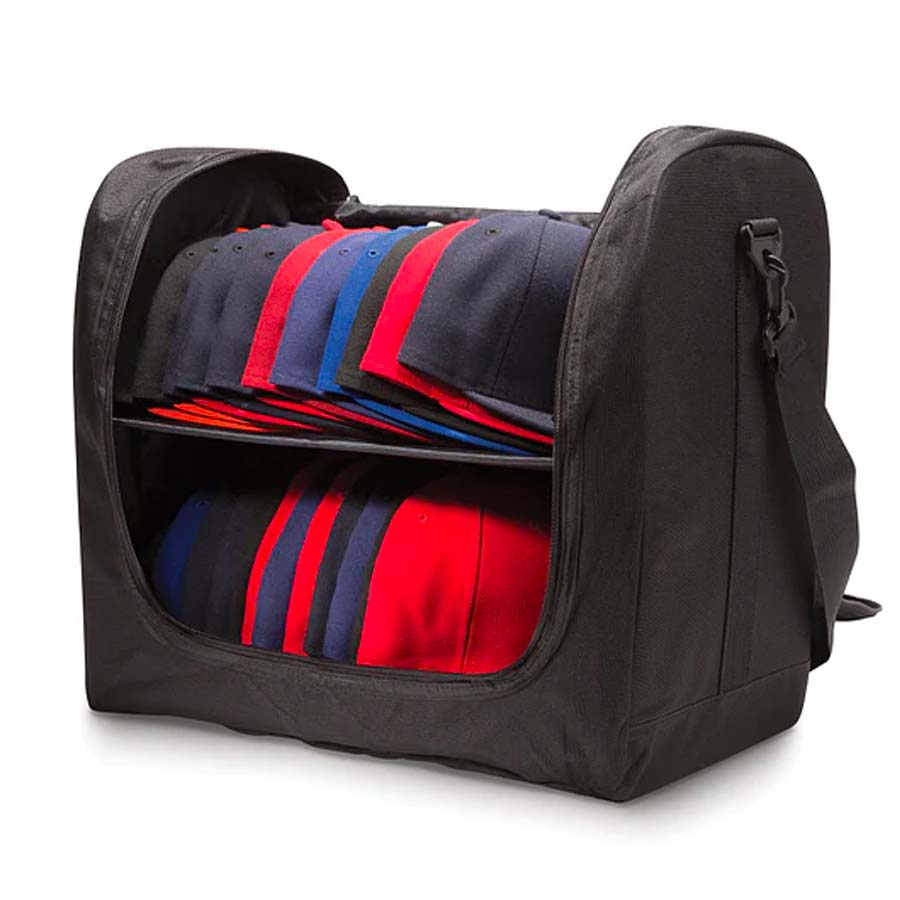 baseball cap storage bag with handle for travel
