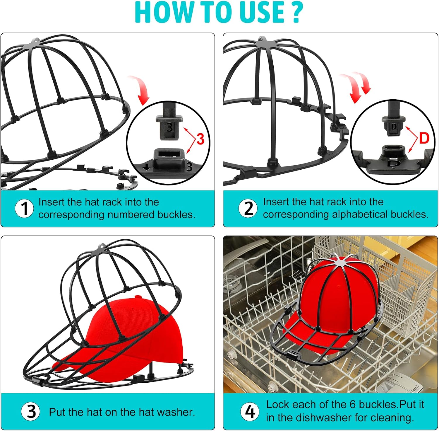 baseball cap washing machine cage to prevent deformation