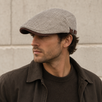 Cotton Flat Cap – Adjustable Vintage Driving Hat | Breathable Classic Style