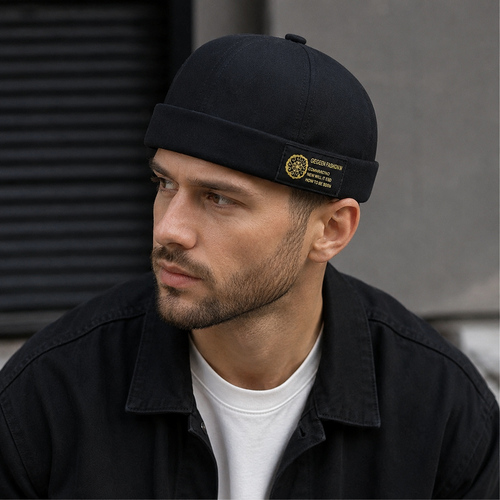 Classic Docker Cap – Adjustable Cotton Hat | Vintage Worker Style Unisex